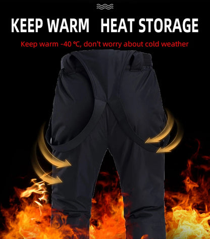 Ski Suit Men Snowboard Jacket Suit Pants Winter Warm Sports Clothing Windproof Waterproof Outdoor