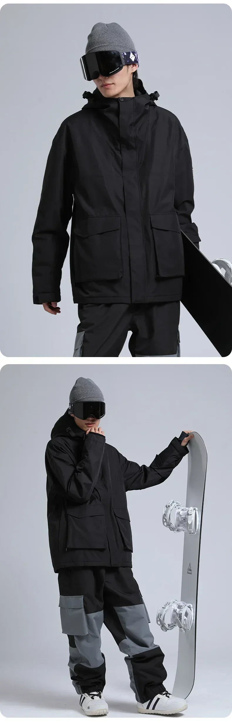 Loose Male Skiing Jackets New Snowboard Sport Waterproof Wear