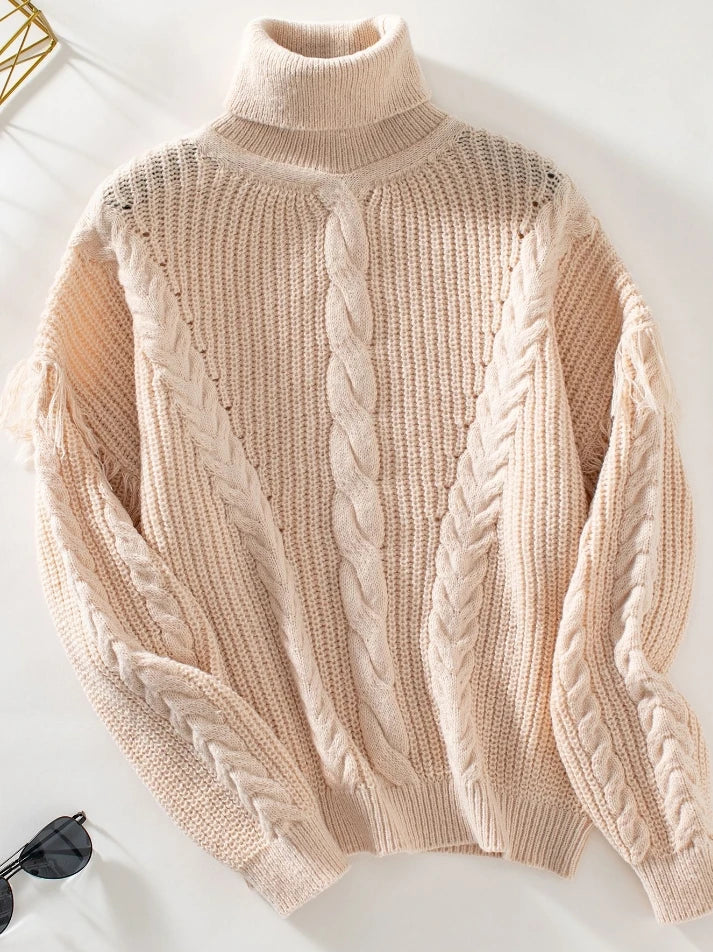 Women's Winter Sweaters Elegant Pullover Retro Knit Sweater