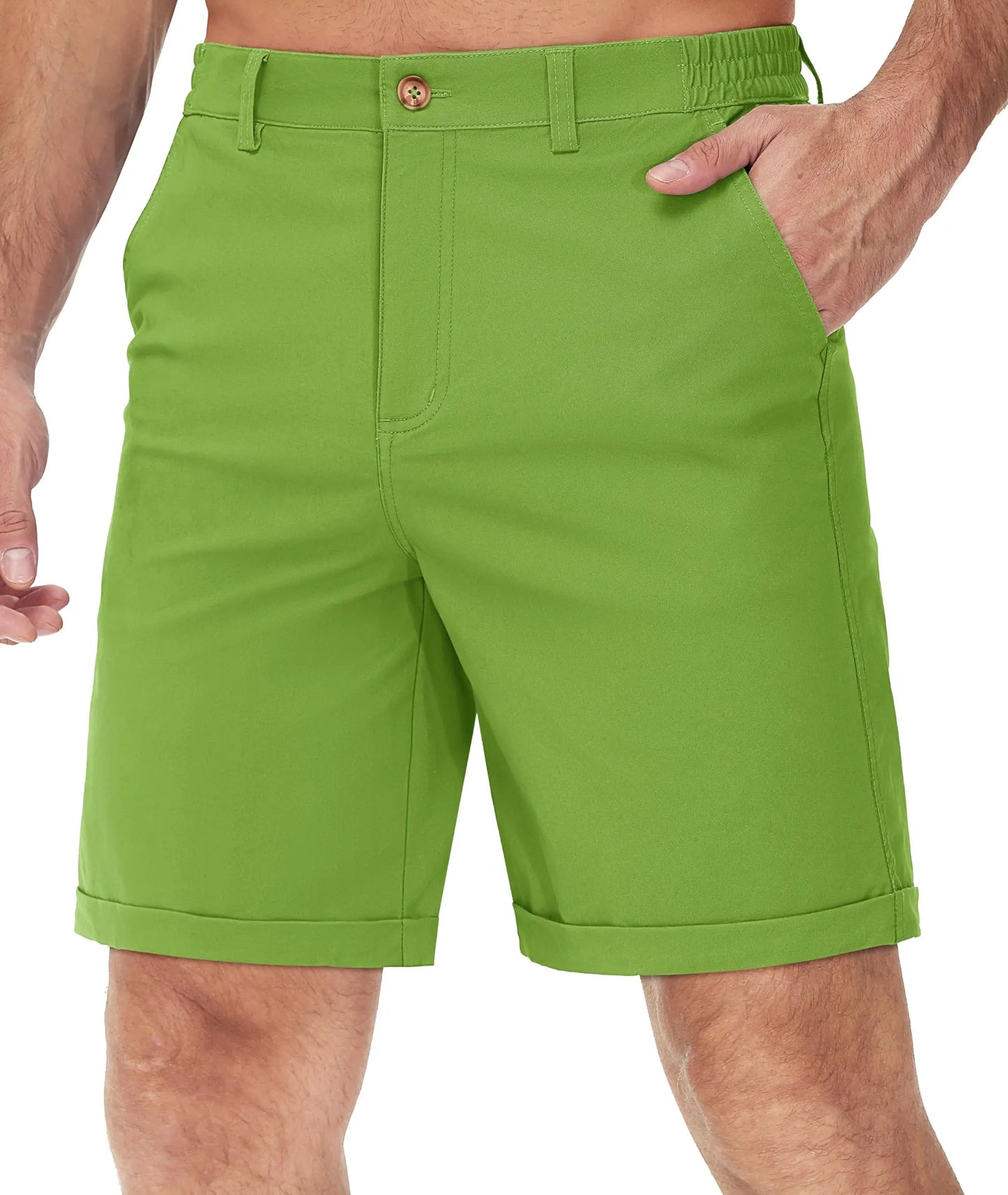 Summer Casual Shorts Mens Fit 7 Cotton Cargo Shorts