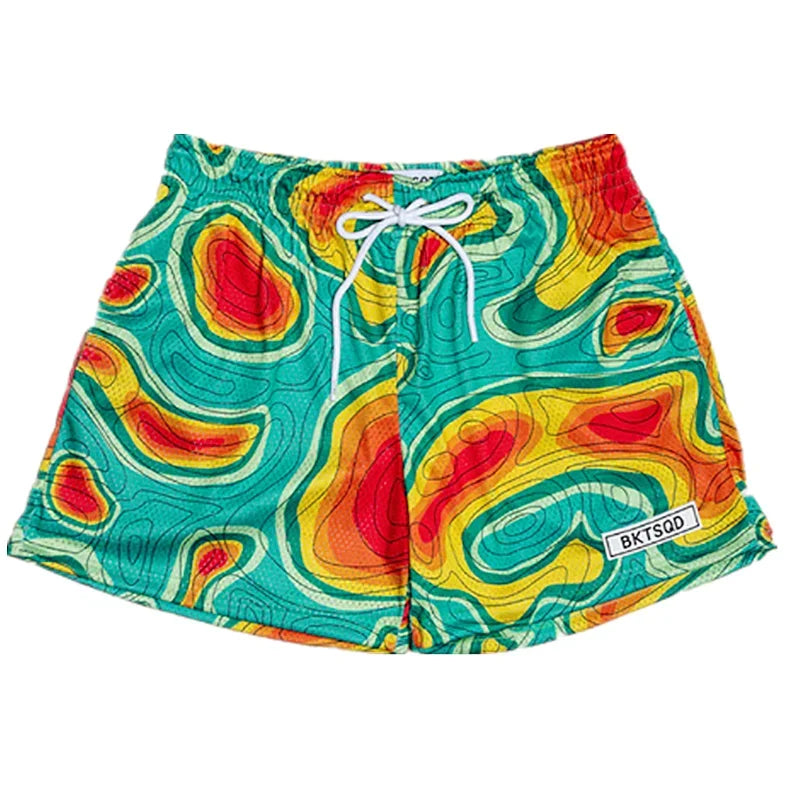 Men's Quick-Dry Breathable Mesh Beach Sports Shorts