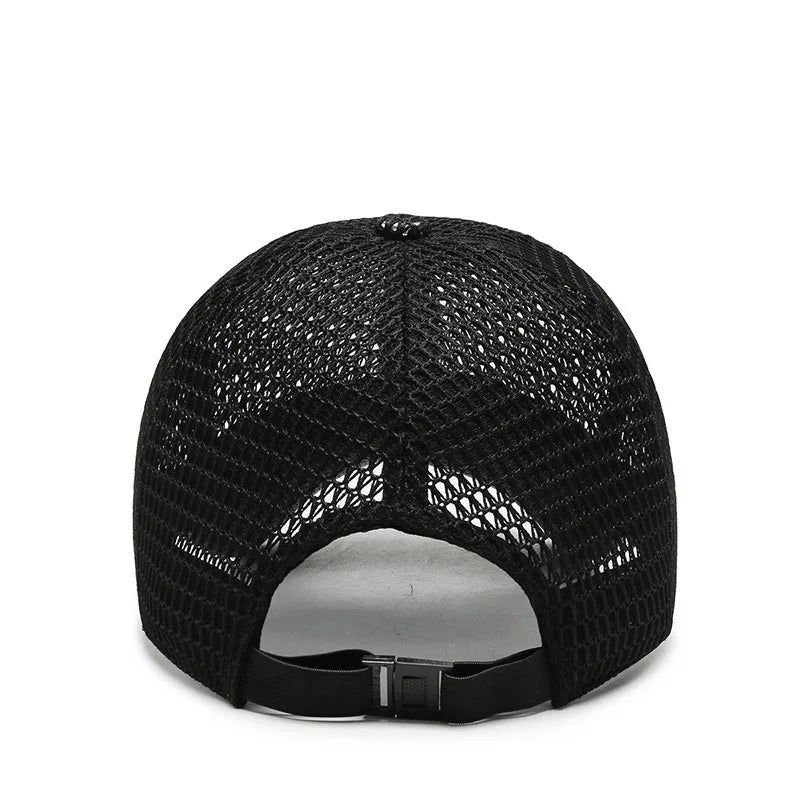 Unisex Summer Fishing Baseball Mesh Snapback Hat