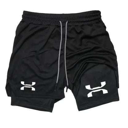 Running Shorts Men Gym Sports Shorts 2 In 1 Quick Dry Summer