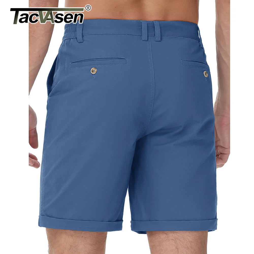 Summer Casual Shorts Mens Fit 7 Cotton Cargo Shorts