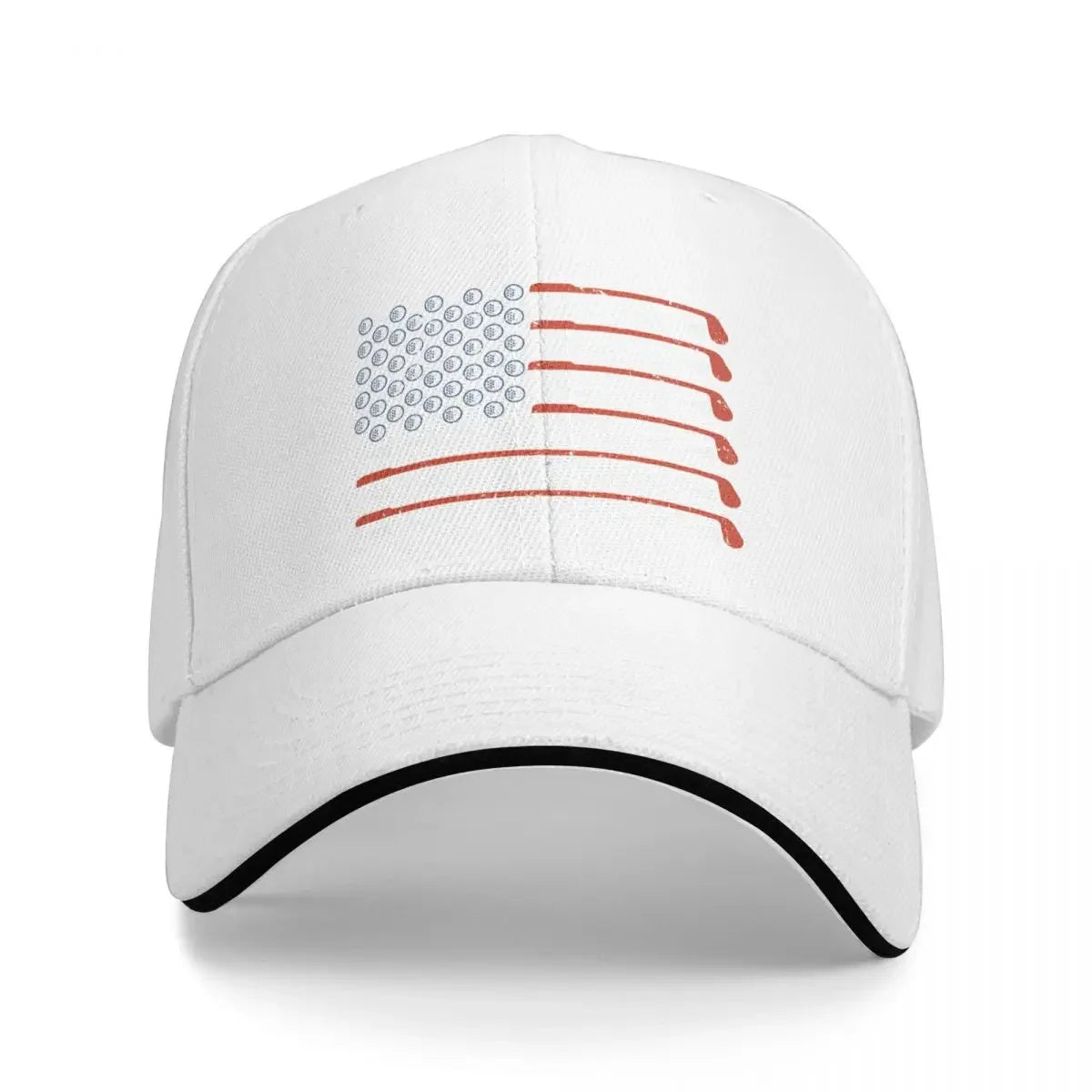 American Flag Golf Cap Baseball Cap Fluffy Hat Hood Caps