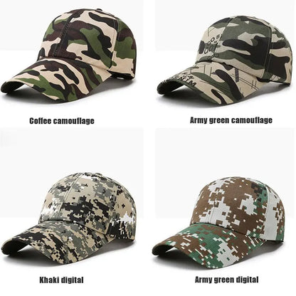 2024 Camouflage Hat Outdoor Sport Snap Back Cap For Men