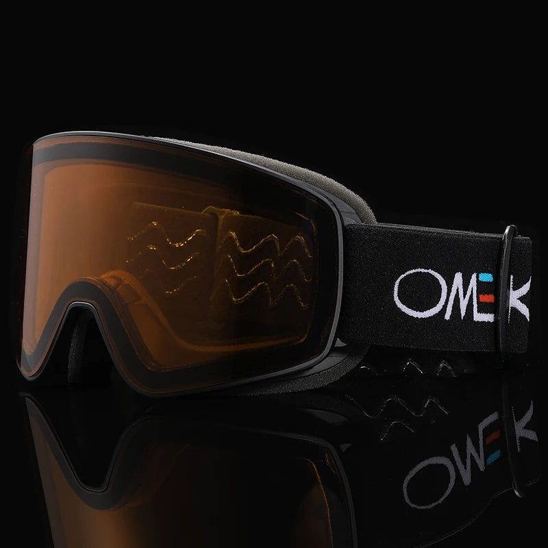 ELAX Double-Layer Anti-Fog Ski Goggles