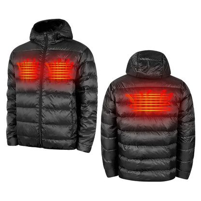 Winter Men's USB Electric Rechargeable Heated Down Jacket