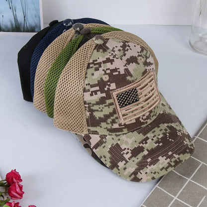 Fashion Men Sport Baseball Cap Outdoor Anti-UV Sun Cap