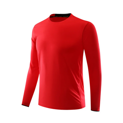 Long Sleeve Sports Quick-Drying T-Shirt Custom Logo Shirt 5xl