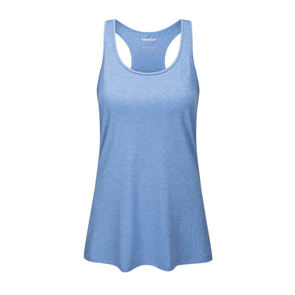 Women's Summer Running Vest – Sleeveless Singlet Tank Top, Moisture-Wicking, Quick-Dry Gym & Yoga Fitness Shirt