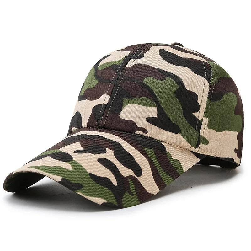 2024 Camouflage Hat Outdoor Sport Snap Back Cap For Men