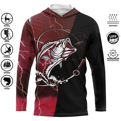 Men's Outdoor Fishing Shirt Sun Protection Hooded Sweatshirt