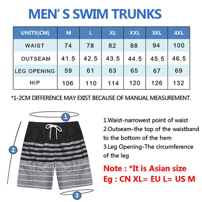 Datifer Summer Hot Sale 2025 Swimming Shorts Mens Polyester