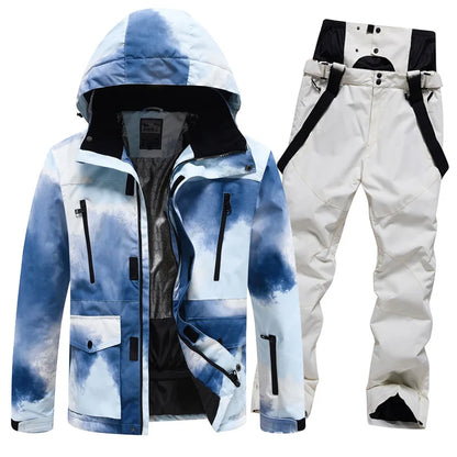 New Ski Suits Warm Winter Waterproof Sports Mountain Skiing