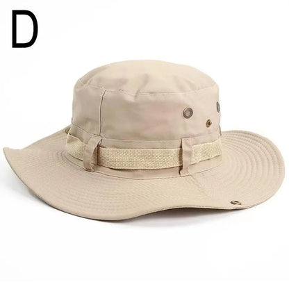 Summer Men's Fishing Bucket Hat Anti-UV Sun Protection