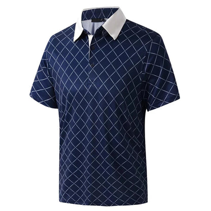 Men's Printed Polo Golf Shirt Pattern