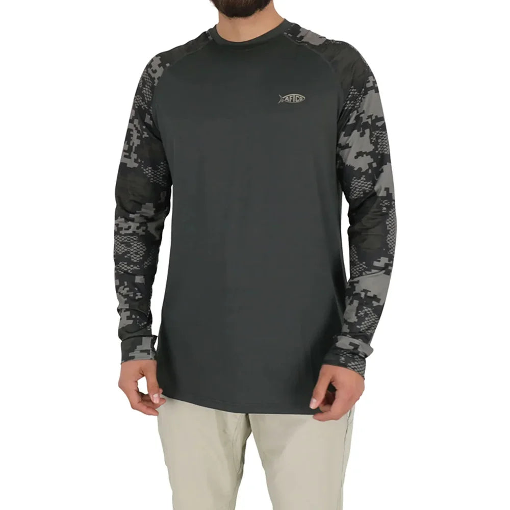 Aftco Fishing Clothing Summer Men's Long Sleeve Sun Protection