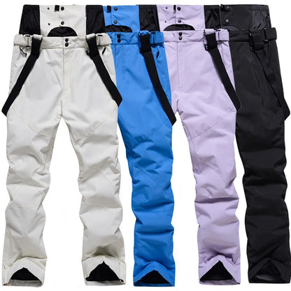 Waterproof Skiing Overalls 2025 Windproof Women Ski Pants