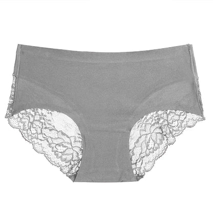 TrowBridge 3PCS Set Women's Panties Lace Underwear Big Size