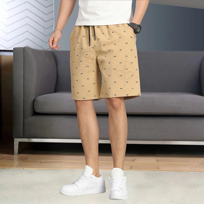 Men's Versatile Cotton Shorts Summer Thin Loose Casual Pants