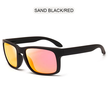 Classic Fashion Square Polarized Sunglasses Men Women Stylish Black UV400