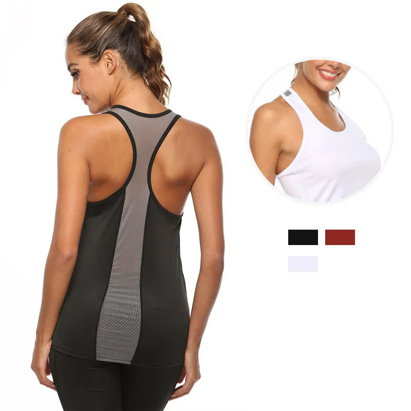 Summer Running Vest Women's Sleeveless Tank Tops Vests