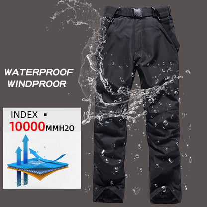 Ski Suit Men Snowboard Jacket Suit Pants Winter Warm Sports Clothing Windproof Waterproof Outdoor