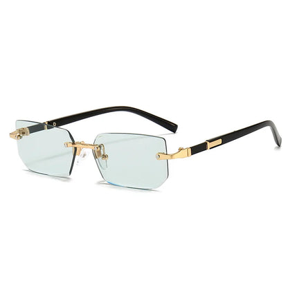Unisex Rimless Rectangle Fashion Sunglasses