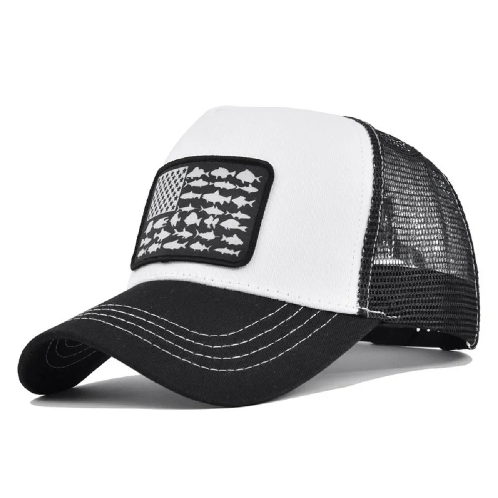 Unisex Snapback Caps Men Breathable Mesh Hats for Women