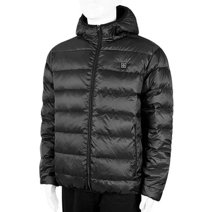 Winter Men's USB Electric Rechargeable Heated Down Jacket