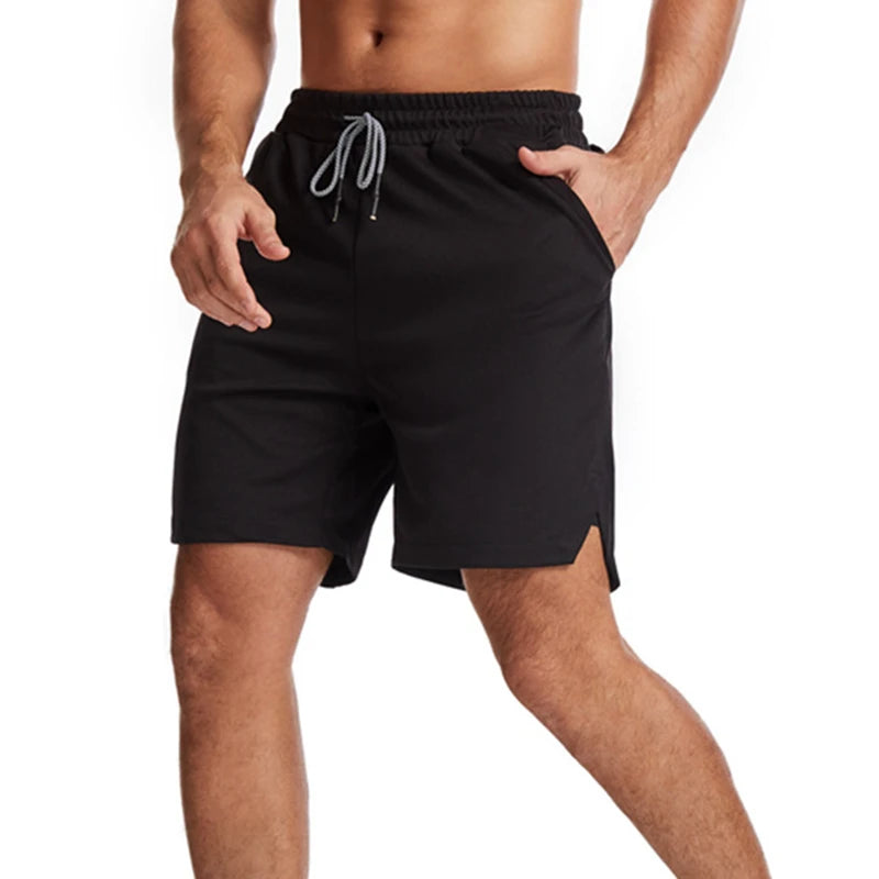 GITF Men's 2-in-1 Fitness Running 7-inch Shorts Quick Drying