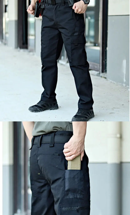 New Tactical Work Pants Men Outdoor Cargo Waterproof Trousers