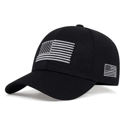 New USA Flag Baseball Hat Men's Outdoor Solid Color Hat