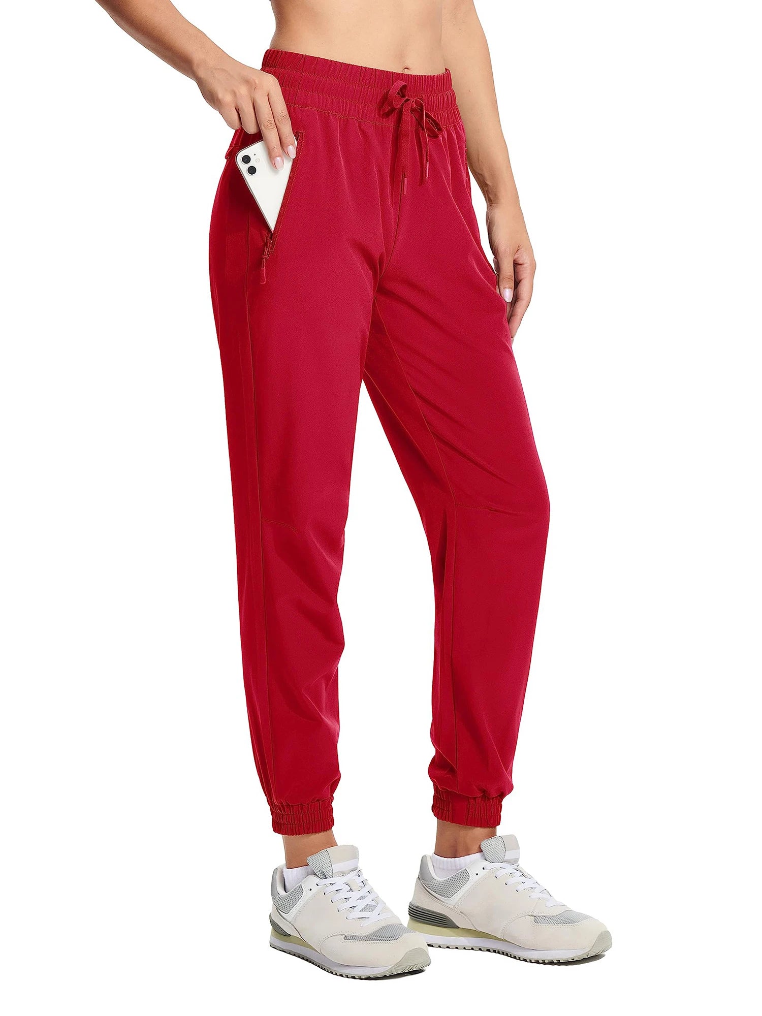 Women's Summer Quick-Dry Pants – Lightweight, Waterproof, and Breathable Hiking Trousers with Zipper Pockets for Outdoor Running and Activities
