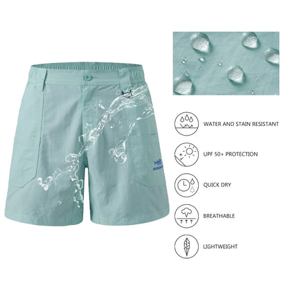 Bassdash Men's 6 Fishing Shorts UPF 50+ Quick Dry Cargo