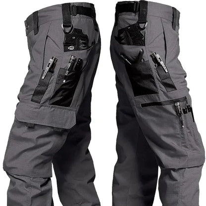 New Tactical Work Pants Men Outdoor Cargo Waterproof Trousers