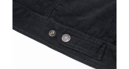 MAGCOMSEN Men's Corduroy Jackets Vintage Sherpa Fleece