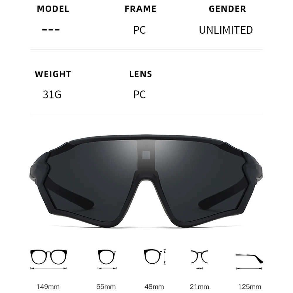 Unisex UV400 Sunglasses for Sports & Outdoors Cycling Baseball Softball