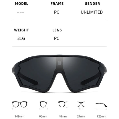Unisex UV400 Sunglasses for Sports & Outdoors Cycling Baseball Softball