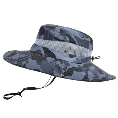 Summer Men Breathable Sun Hat Outdoor Traveling Fishing Hat