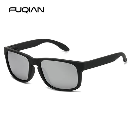 Classic Fashion Square Polarized Sunglasses Men Women Stylish Black UV400