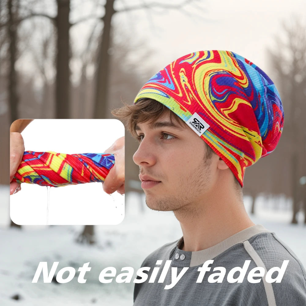 Beanie Winter Hats For Men Warm Colorful Printing Caps