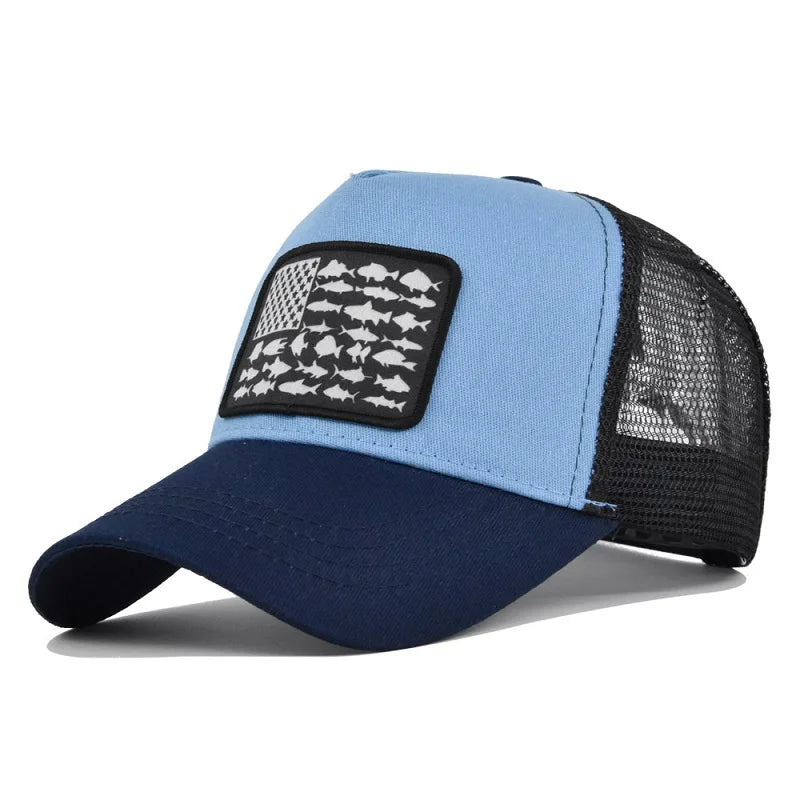 Unisex Snapback Caps Men Breathable Mesh Hats for Women