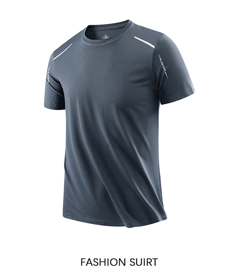 CHRLCK Men's Quick Drying Breathable Outdoor Sports T-shirt