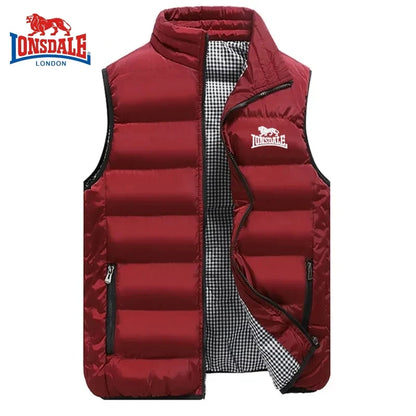 Men's Embroidery Brand High Quality Warm Vest Jacket