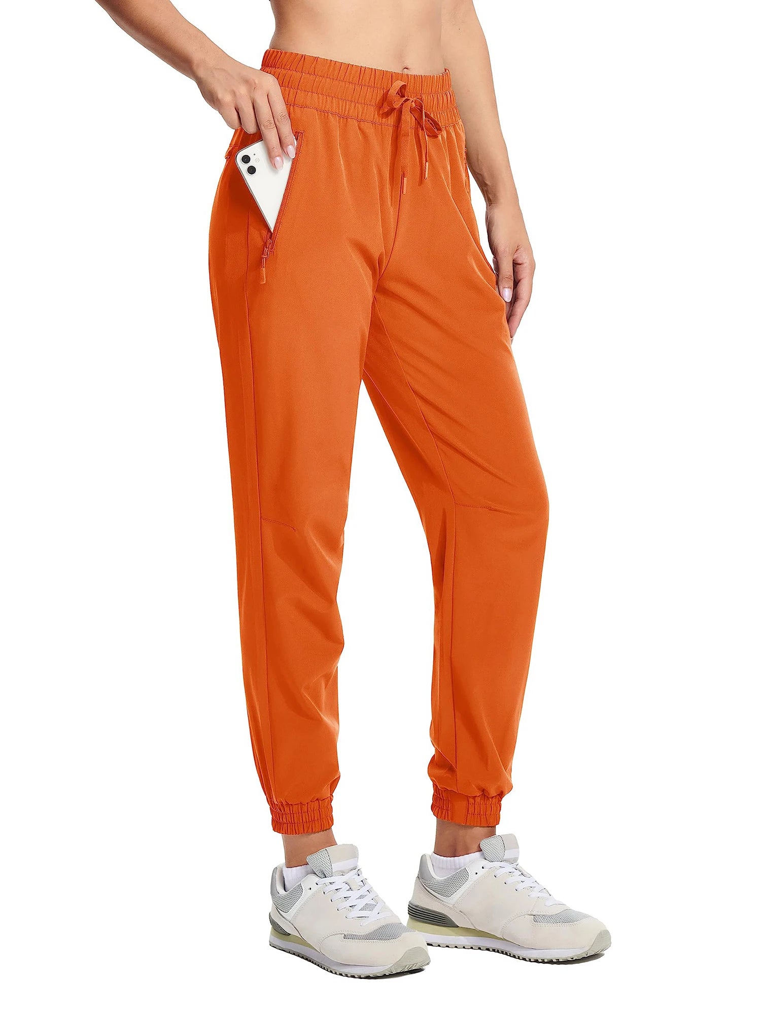 Women's Summer Quick-Dry Pants – Lightweight, Waterproof, and Breathable Hiking Trousers with Zipper Pockets for Outdoor Running and Activities