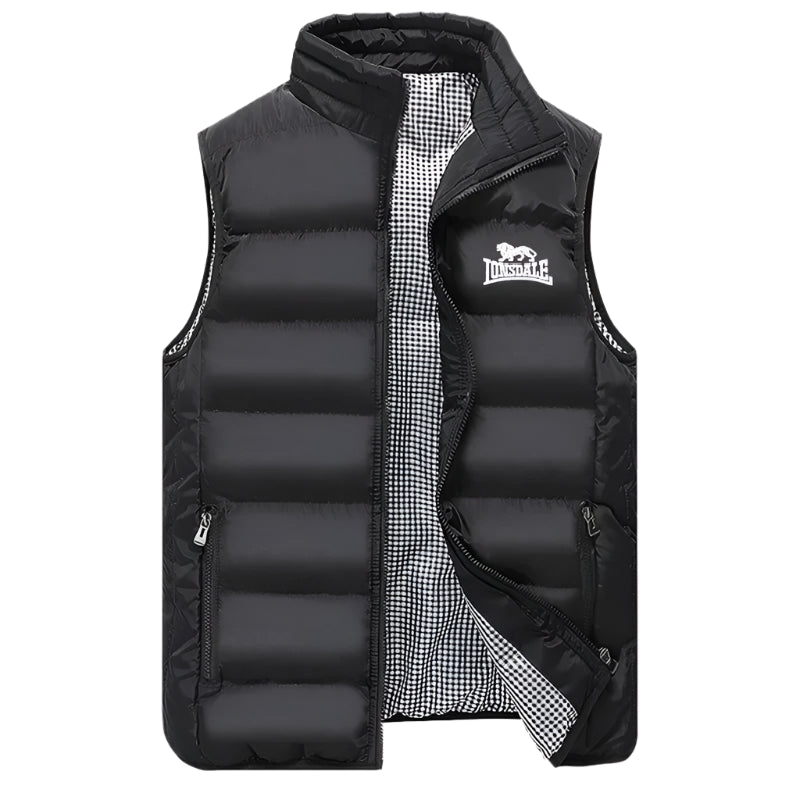 Men's Embroidery Brand High Quality Warm Vest Jacket