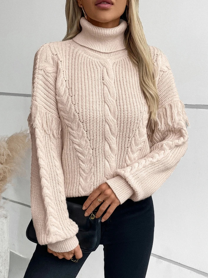 Women's Winter Sweaters Elegant Pullover Retro Knit Sweater