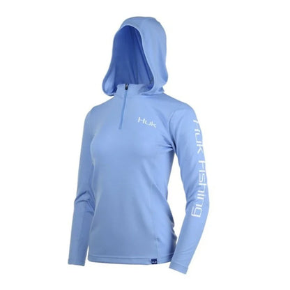 Fishing Shirts Performance Fishing Hoodie Women Summer Outdoor Sports Long Sleeve Jersey